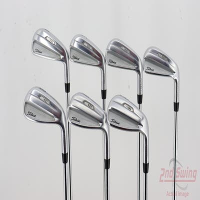 Titleist 2021 T100 Iron Set 4-PW True Temper Dynamic Gold S300 Steel Stiff Right Handed 38.0in