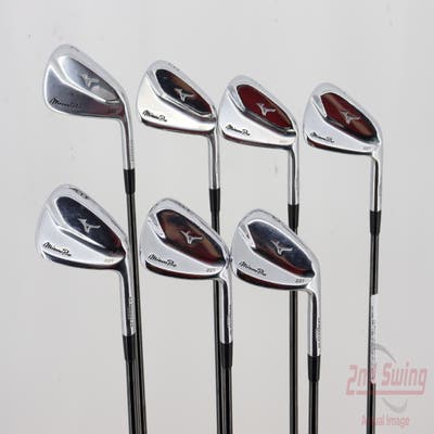 Mizuno Pro 221 Iron Set 4-PW FST KBS $-Taper Black PVD Steel X-Stiff Right Handed 38.25in