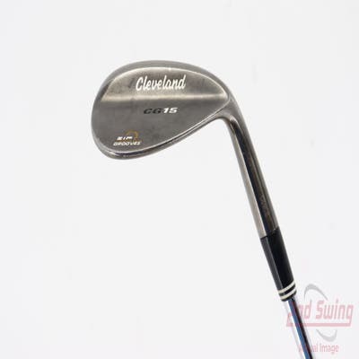 Cleveland CG15 Black Pearl Wedge Gap GW 52° 10 Deg Bounce Stock Steel Shaft Steel Wedge Flex Right Handed 35.75in