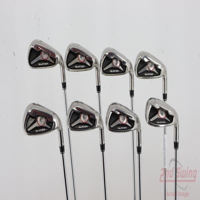 TaylorMade 2009 Burner Iron Set 4-GW Stock Steel Shaft Steel Regular Right Handed 38.5in