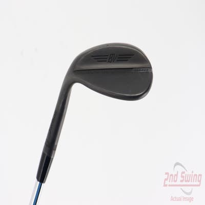 Titleist Vokey SM8 Jet Black Wedge Lob LW 58° 12 Deg Bounce D Grind FST KBS Tour FLT Steel Stiff Left Handed 35.25in