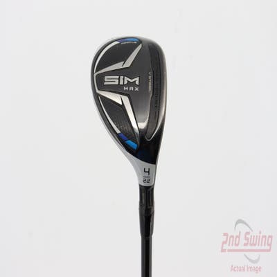 TaylorMade SIM MAX Hybrid 4 Hybrid 22° Mitsubishi Kuro Kage Black 80 Graphite X-Stiff Right Handed 40.75in