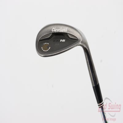 Cleveland CG16 Black Zip Groove Wedge Lob LW 60° 12 Deg Bounce Cleveland Traction Wedge Steel Wedge Flex Right Handed 35.5in