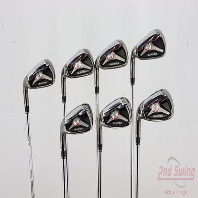 TaylorMade 2009 Burner Iron Set 4-PW TM Burner Superfast 85 Steel Regular Left Handed 38.5in