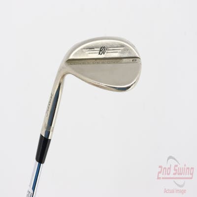 Titleist Vokey SM8 Brushed Steel Wedge Sand SW 56° 8 Deg Bounce M Grind Stock Steel Wedge Flex Left Handed 35.25in