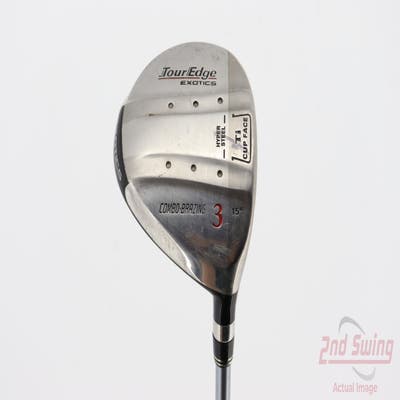 Tour Edge Exotics Fairway Wood 3 Wood 3W 15° Stock Graphite Shaft Graphite Stiff Right Handed 43.0in