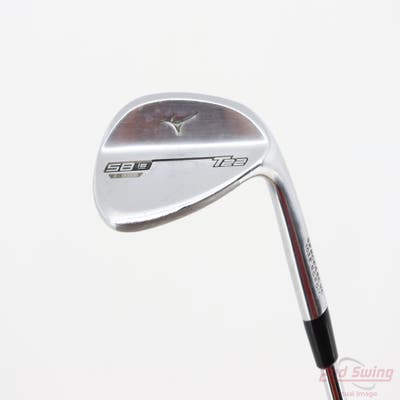 Mizuno T22 Satin Chrome Wedge Lob LW 58° 16 Deg Bounce S Grind Dynamic Gold Tour Issue S400 Steel Stiff Right Handed 35.25in