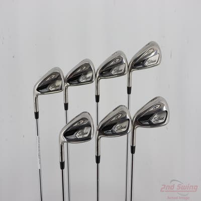 Titleist 718 AP1 Iron Set 4-PW True Temper AMT Red R300 Steel Regular Left Handed STD