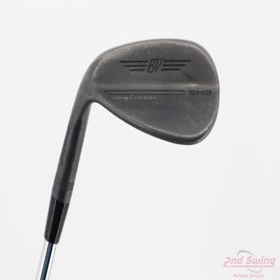 Titleist Vokey SM9 Jet Black Wedge Gap GW 50° 8 Deg Bounce F Grind Titleist Vokey BV Steel Wedge Flex Left Handed 36.25in