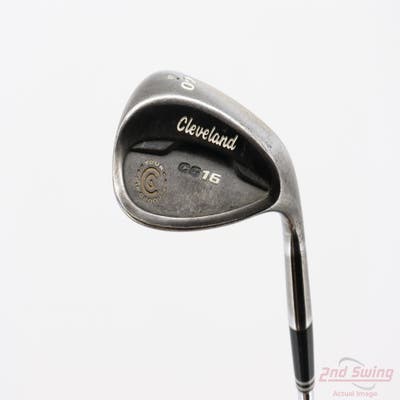 Cleveland CG16 Black Zip Groove Wedge Lob LW 60° 8 Deg Bounce Stock Steel Shaft Steel Wedge Flex Right Handed 35.25in