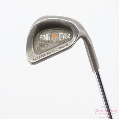 Ping Eye 2 Single Iron 8 Iron Stock Steel Stiff Right Handed Orange Dot 36.5in