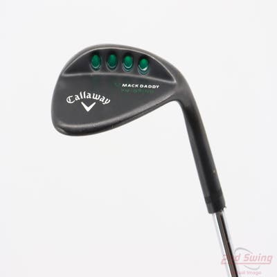 Callaway Mack Daddy Matte BLK PM Grind Wedge Lob LW 64° 10 Deg Bounce PM Grind Stock Steel Stiff Right Handed 35.0in