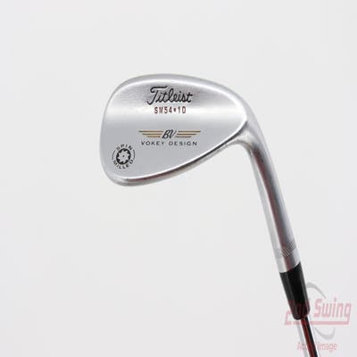 Titleist 2009 Vokey Spin Milled Chrome Wedge Sand SW 54° 10 Deg Bounce Stock Steel Shaft Steel Wedge Flex Right Handed 35.25in