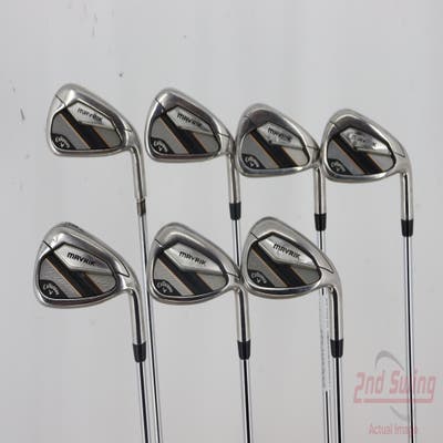 Callaway Mavrik Iron Set 5-PW AW True Temper Elevate MPH 95 Steel Stiff Right Handed 38.0in