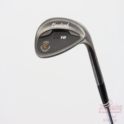 Cleveland CG16 Black Zip Groove Wedge Sand SW 56° 14 Deg Bounce Cleveland Traction Wedge Steel Wedge Flex Right Handed 35.75in