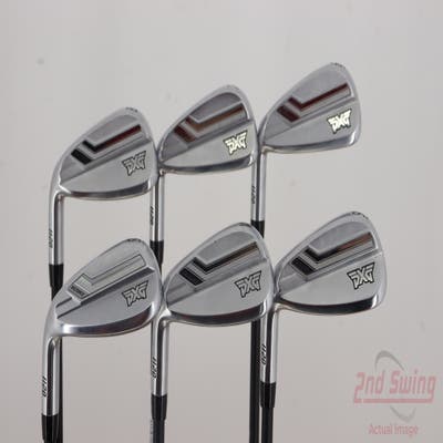 PXG 0211 XCOR2 Chrome Iron Set 6-PW SW Mitsubishi MMT 50 Graphite Ladies Left Handed 37.25in