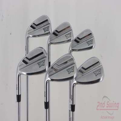 PXG 0211 XCOR2 Chrome Iron Set 5-PW True Temper Elevate MPH 95 Steel Stiff Left Handed 38.75in