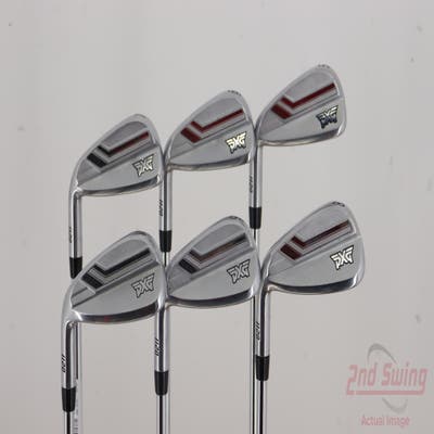 PXG 0211 XCOR2 Chrome Iron Set 5-PW True Temper Elevate MPH 95 Steel Stiff Left Handed 38.75in