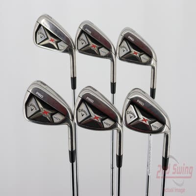 Callaway 2013 X Hot Pro Iron Set 5-PW True Temper Dynamic Gold S300 Steel Stiff Right Handed 38.0in