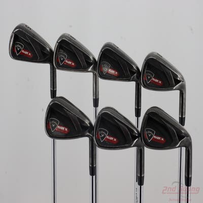 Callaway Razr X Black Iron Set 5-GW True Temper M-10 XP Steel Uniflex Right Handed 38.0in