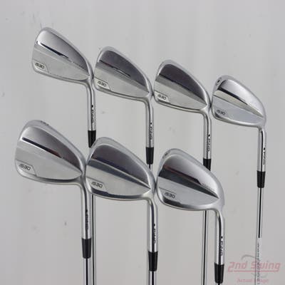 Ping i530 Iron Set 4-PW Dynamic Gold Mid 100 Steel Stiff Right Handed Black Dot 37.75in