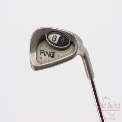 Ping i3 + Single Iron 6 Iron Stock Steel Stiff Right Handed Red dot 37.5in