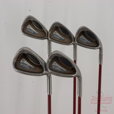 Ping G2 Iron Set 7-PW SW Ping TFC 149I Graphite Ladies Right Handed Orange Dot 36.25in