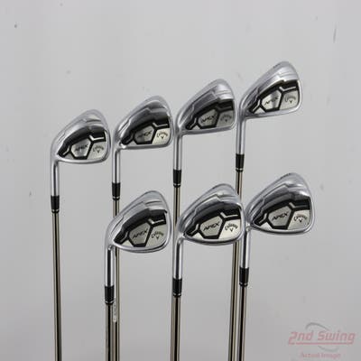 Callaway Apex CF16 Iron Set 5-PW AW UST Mamiya Recoil 760 ES Graphite Regular Left Handed 37.0in