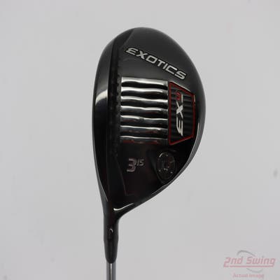 Tour Edge Exotics EX9 Fairway Wood 3 Wood 3W 15° Fujikura Exotics Pro 57 Graphite Regular Left Handed 43.5in