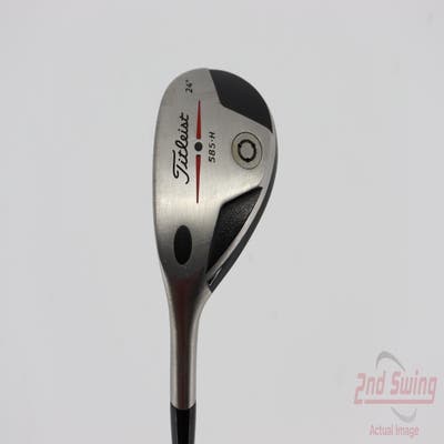 Titleist 585.H Hybrid 5 Hybrid 24° Aldila NV 85 Hybrid Graphite Stiff Left Handed 39.5in