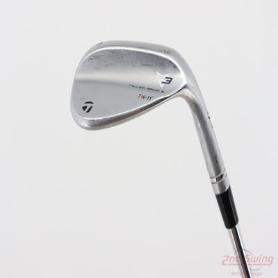 TaylorMade Milled Grind 3 Raw Chrome Wedge Lob LW 60° 11 Deg Bounce FST KBS Tour Steel Stiff Right Handed 34.25in