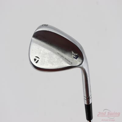 TaylorMade Milled Grind 3 Raw Chrome Wedge Gap GW 52° 9 Deg Bounce FST KBS Tour Steel Stiff Right Handed 35.25in