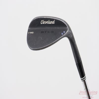 Cleveland RTX-3 Black Satin Wedge Gap GW 52° 10 Deg Bounce V-MG Stock Steel Stiff Right Handed 36.0in