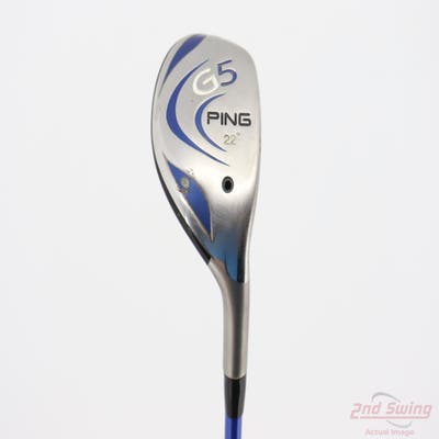 Ping G5 Hybrid 4 Hybrid 22° Grafalloy prolaunch blue Graphite Regular Right Handed 39.5in