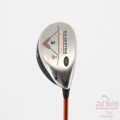 Callaway Big Bertha Fusion Fairway Wood 3 Wood 3W 15° Callaway Aldila NVS Graphite Stiff Right Handed 43.25in