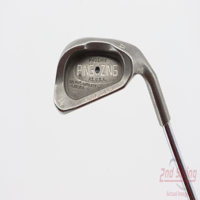 Ping Zing Single Iron 4 Iron Stock Steel Regular Right Handed Black Dot 38.75in