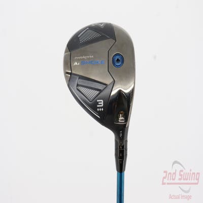 Callaway Paradym Ai Smoke Triple Diamond T Fairway Wood 3 Wood 3W 15° Project X EvenFlow Blue 65 Graphite Stiff Right Handed 43.5in