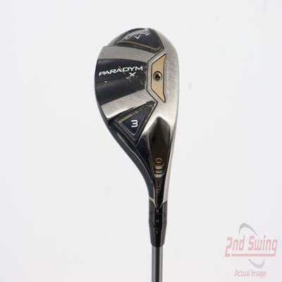 Callaway Paradym X Hybrid 3 Hybrid 18° PX HZRDUS Silver Gen4 65 Graphite Regular Right Handed 40.25in