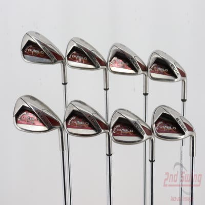 Callaway Diablo Edge Iron Set 5-PW GW Stock Steel Shaft Steel Uniflex Right Handed 38.0in