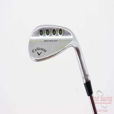 Callaway MD3 Milled Chrome S-Grind Wedge Gap GW 50° 10 Deg Bounce S Grind Stock Steel Wedge Flex Right Handed 36.0in