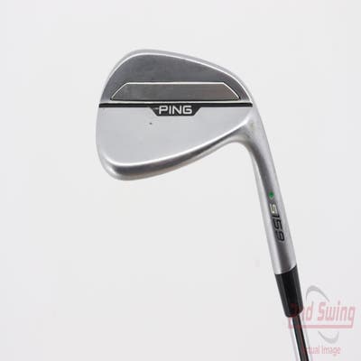 Ping s159 Chrome Wedge Pitching Wedge PW 46° 12 Deg Bounce S Grind Nippon NS Pro Modus 3 Tour 115 Steel Wedge Flex Right Handed Green Dot 36.0in