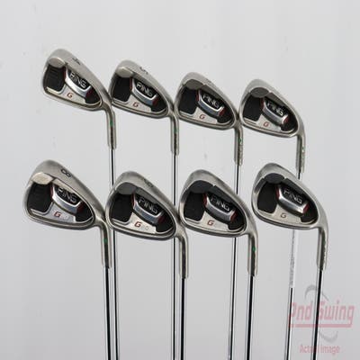 Ping G20 Iron Set 4-PW GW Ping CFS Steel Stiff Right Handed Green Dot 38.0in