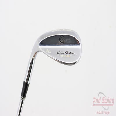 Cleveland 588 Chrome Wedge Lob LW 60° Stock Steel Shaft Steel Wedge Flex Left Handed 34.75in