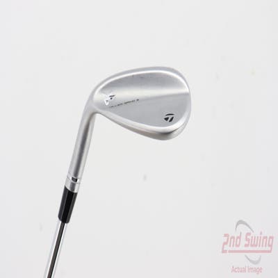 TaylorMade Milled Grind 3 Raw Chrome Wedge Lob LW 58° 11 Deg Bounce SB Project X 6.5 Steel X-Stiff Left Handed 35.5in