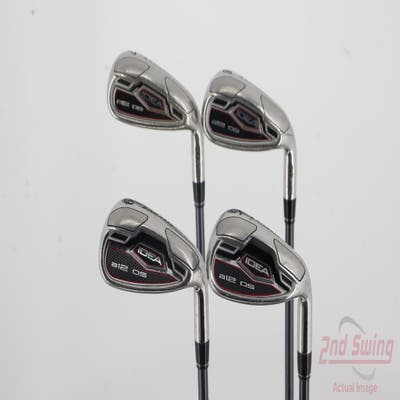 Adams Idea A12 OS Iron Set 7-PW Adams Grafalloy ProLaunch Blue Graphite Lite Right Handed 37.5in