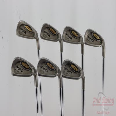 Ping i3 Oversize Iron Set 3-9 Iron Ping JZ Steel Stiff Right Handed Green Dot 38.25in