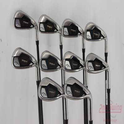 Callaway Rogue ST Max OS Iron Set 4-PW AW GW SW MCA Tensei AV Blue Raw 65 Graphite Regular Right Handed 38.0in