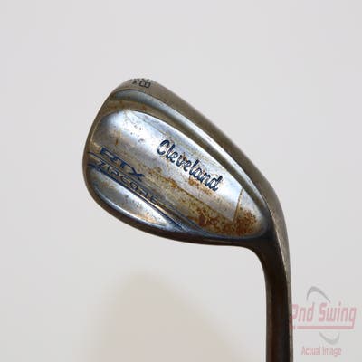 Cleveland RTX ZipCore Raw Wedge Lob LW 58° 6 Deg Bounce Nippon NS Pro Modus 3 Tour 120 Steel Stiff Right Handed 35.25in