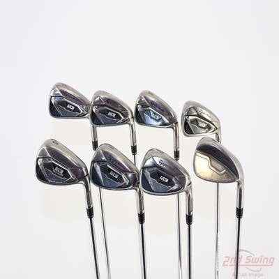 TaylorMade M3 Iron Set 4-PW AW True Temper XP 100 Steel Regular Right Handed -1/4"