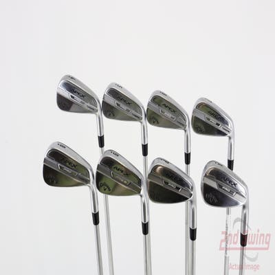 Callaway Apex Pro 21 Iron Set 4-PW AW FST KBS MAX CT80 Steel Regular Right Handed 38.5in